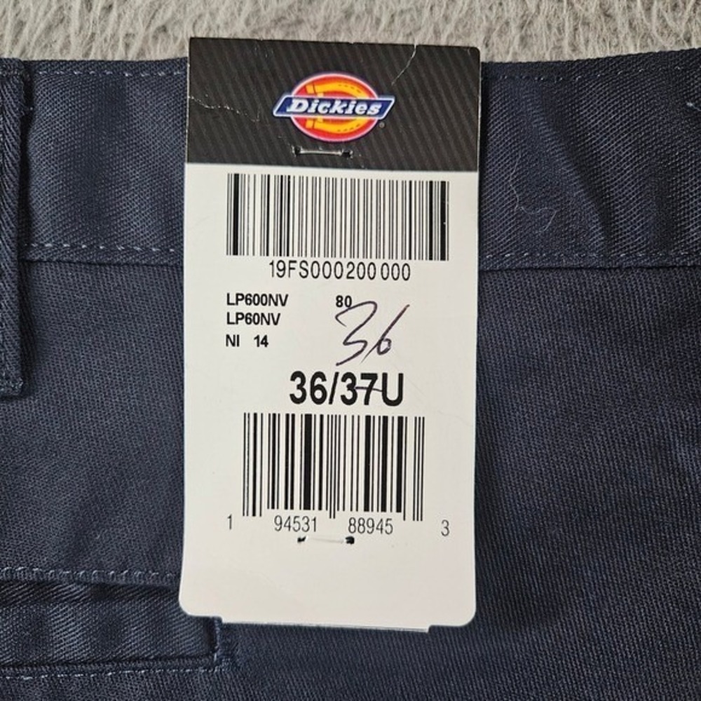 NEW Dickies Mens Cargo Pants Navy Blue Work Trousers 40x35